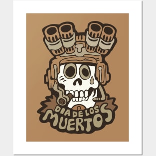 Dia De Los Muertos - Day of the Dead illustration Posters and Art